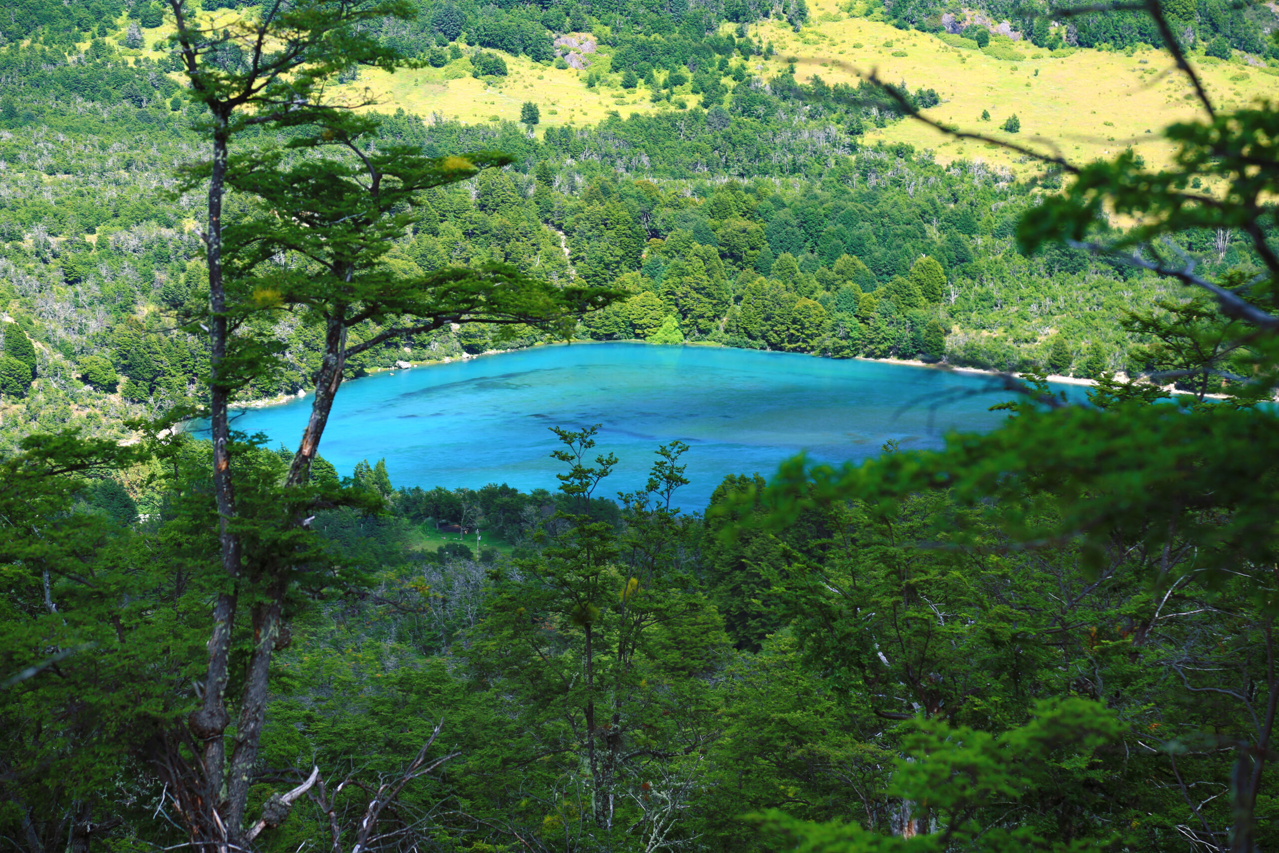 Vista de los sitios de Parque Baker Pozon donde llegan los Rafting que salen del Lago Bertrand